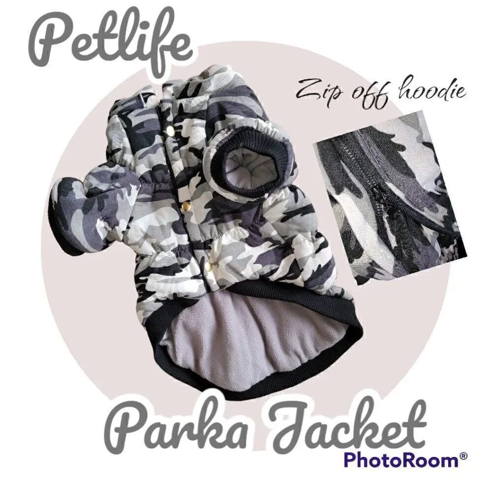 Petlife Dog Ski Parka Jacket Large #DGC10